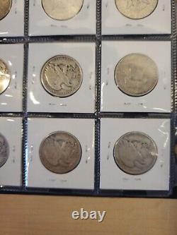 20 lot USA silver half dollars Columbus Liberty Franklin Kennedy 1893 1964