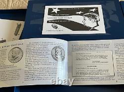 2 2014 50th Anniversary Kennedy Half Dollar Silver 4 Coin Set-With Box & COA