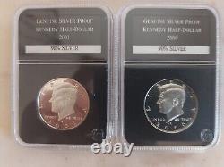 2 Kennedy Half Dollar High Grade Proofs. 90% Silver