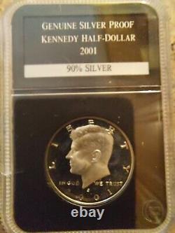 2 Kennedy Half Dollar High Grade Proofs. 90% Silver