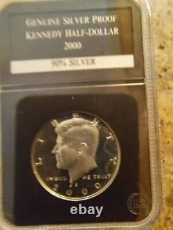 2 Kennedy Half Dollar High Grade Proofs. 90% Silver