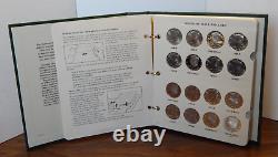 64 Kennedy Half Dollars 1988-2004 UNC, Proof, PR Silver In Littleton Coin Album