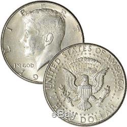 90% Silver 1964 Kennedy Half Dollars Roll of 20 $10 Face Value