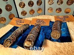 A Collection Of Jfk Half Dollars-1965-2018 Silver And Clad-rolls And Books