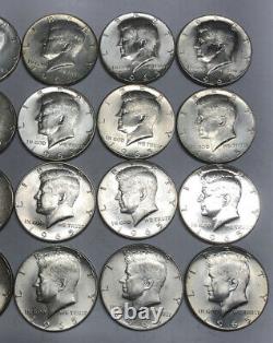 BU1965 From Original Bank Roll 40% Silver Kennedy Half Dollars 20 coins $10 FV