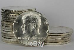 BU Roll of 20 1964 Kennedy Half Dollar 90% Silver Coins