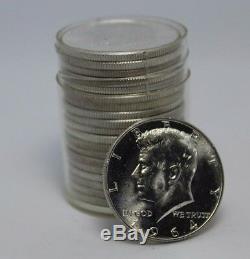 BU Roll of 20 1964 Kennedy Half Dollar 90% Silver Coins