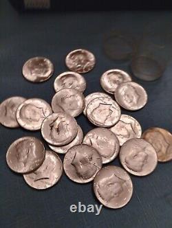 BU Roll of 20 1964 Kennedy Silver Half Dollars $10 Face Value 90% Silver