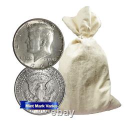 Bag of 200 $100 Face Value Full Dates 90% Silver Kennedy Half Dollars