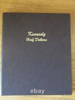 Beautiful Complete Bu Kennedy Half Dollar Set 1964-2021 P&d Dansco Album