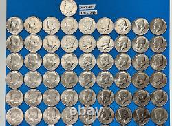 Bicentennial 1976 Kennedy Half Dollar Roll of 100 High Quality Coins Lot #259