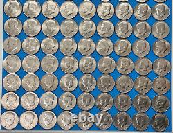 Bicentennial 1976 Kennedy Half Dollar Roll of 100 High Quality Coins Lot #259