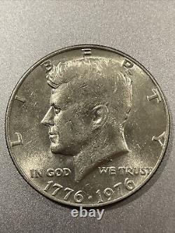 Bicentennial No Mint Mark 1776 1976 Kennedy Half Dollar Coin Rare Collector