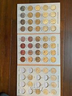 Coins Kennedy Half Dollar set of 50 coins. Includes Four Silver And Some Proofs
