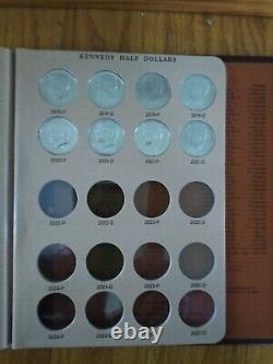 Complete Briliant Uncirculated Set Of Kennedy Half Dollars 1964-2022-p&d