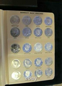 Complete Kennedy Half Dollar Collection 1964-2020 Uncirculated/clad/silver Proof