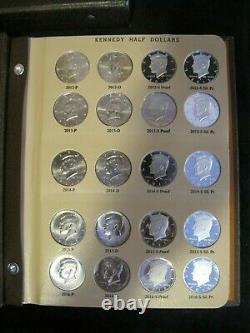 Complete Kennedy Half Dollar Collection 1964-2020 Uncirculated/clad/silver Proof