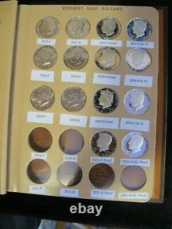 Complete Kennedy Half Dollar Collection 1964-2020 Uncirculated/clad/silver Proof