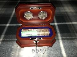 Danbury Mint Scarce 50th Anniversary Kennedy Half Dollar (50) Clad Coin Roll
