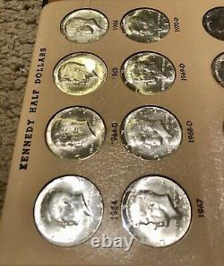 Dansco Kennedy Complete Album Set 1964-2007 Half Dollar Set 80 Coins