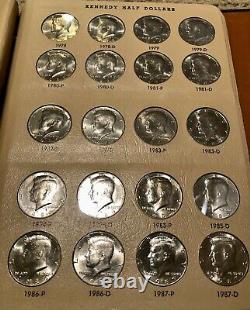 Dansco Kennedy Complete Album Set 1964-2007 Half Dollar Set 80 Coins