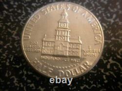 ERROR! J. F. K. Bicentennial HALF DOLLAR Coin Independence Hall LOOK! VERY RARE