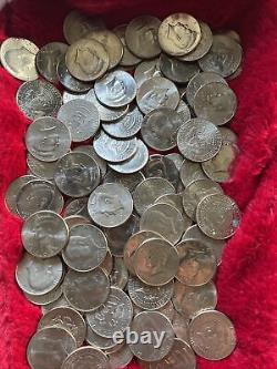 Huge Kennedy Half Dollar Lot-53 different dates! -Fifty Cent Pieces- some Silver