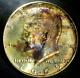 INCREDIBLE TONED 1969D Kennedy Half Dollar UNCIRCULATED CONDITION