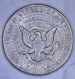 JFK Half Dollar Coin 1972 d Mint Mark 90% Silver No FG Mark
