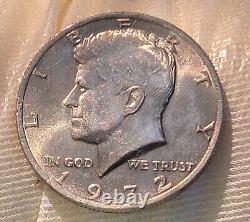 JFK Half Dollar Missing Mint 1972