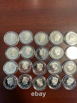 Kennedy Haft Dollar Gem Proof 20 coins