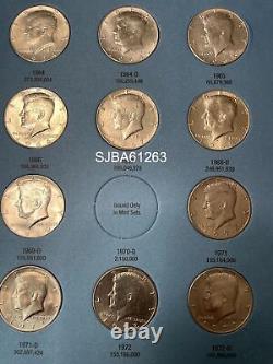 Kennedy Half Dollar COMPLETE Set 1964-2003 71 Old US Coins with 7 SILVER coins