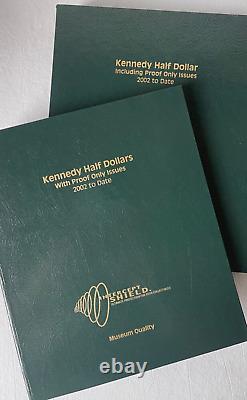 Kennedy Half Dollar Set with Proof Only Issues 2002 2011 in Album 40 Coins
