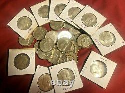 Kennedy Half Dollars 1964 90% Silver Coin Lot of 10 Coins Circulated