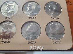 Kennedy Half Dollars Coin Set 1964-2007 Dansco Album (Missing 2007)