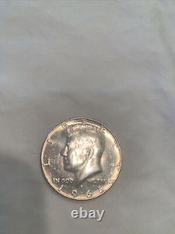 Liberty Kennedy Half Dollar Coin 1968 D Mint Mark