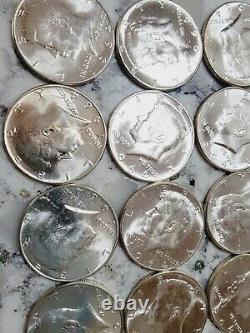 Lot Of 20 Pieces 1964 90% Silver Kennedy Half Dollars Ungraded. Lot1G