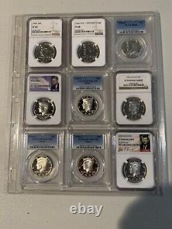 Lot Of 40 Kennedy Silver Half Dollar Proofs Mostly Pf70 Pcgs/ngc Check Pics