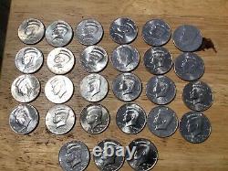 Lot of 140 Kennedy half dollars some 127 circulated 13 uncirculated