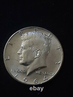 Lot of 8-1964 Silver Kennedy Half Dollars BU UNC
