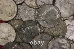 MAKE OFFER 3 Standard Ounces 1964 Silver Kennedy Half Dollars Junk Coins