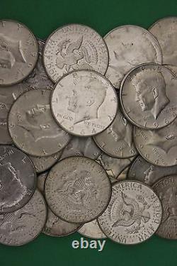 MAKE OFFER 4 Troy Ounces 1964 Kennedy Half Dollars 90% Silver Junk Coins Bullion