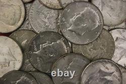 MAKE OFFER $5.00 Face Value 90% Silver 1964 John Kennedy Half Dollars Junk Coins