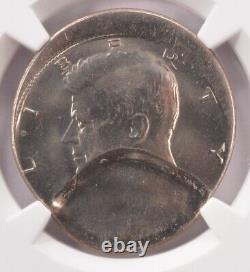 NGC 50c 1976 Kennedy Half 10% Off-Center & 25% Indent MS63