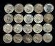 One Roll 1964 Kennedy Half Dollars 90% Silver (20 Coins) Lot D11