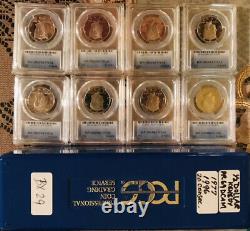 Pcgs graded 20 consecutive years of kennedy half dollar (1977-1996) Lot# Bx 29