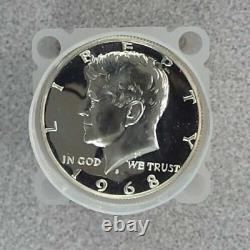 Proof Roll of 1968-S 40% Silver Kennedy Half Dollars 20 Coins