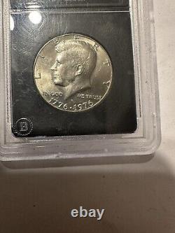 RARE D Authenticated Brilliant Uncirculated Bicentennial Kennedy Half Dollar