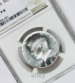 Rare Grade 1965 SMS Kennedy Half Dollar MS 67 + NGC Certified Silver