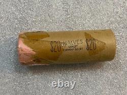 Rare Hanley Coinrap Shotgun Roll 1968 D Kennedy Half Dollars 40 Coins $20 face